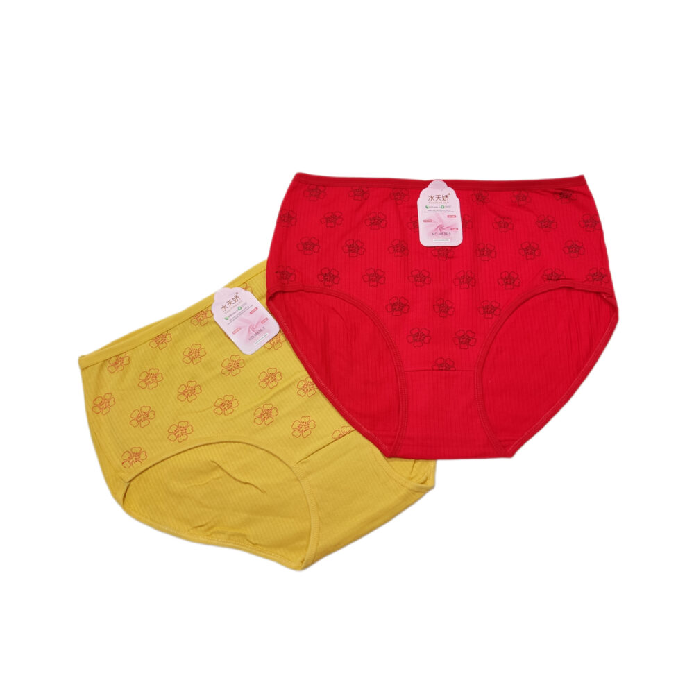 شورت نخی گلدار کبریتی سایز بزرگ