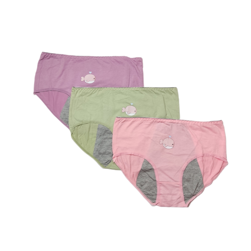 شورت قاعدگی نخی طرح ماهی زنانه ضدآب شورت قاعدگی نخی طرح ماهی زنانه