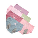 شورت نخ پنبه قاعدگی طرح ماهی