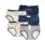 شورت تمام نخ عروسکی توت فرنگی سورمه ای