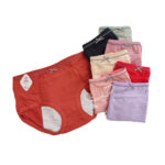 شورت قاعدگی جیب دار دارای رنگ بندی