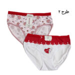 پک دوتایی شورت عروسکی قرمز طرح 2