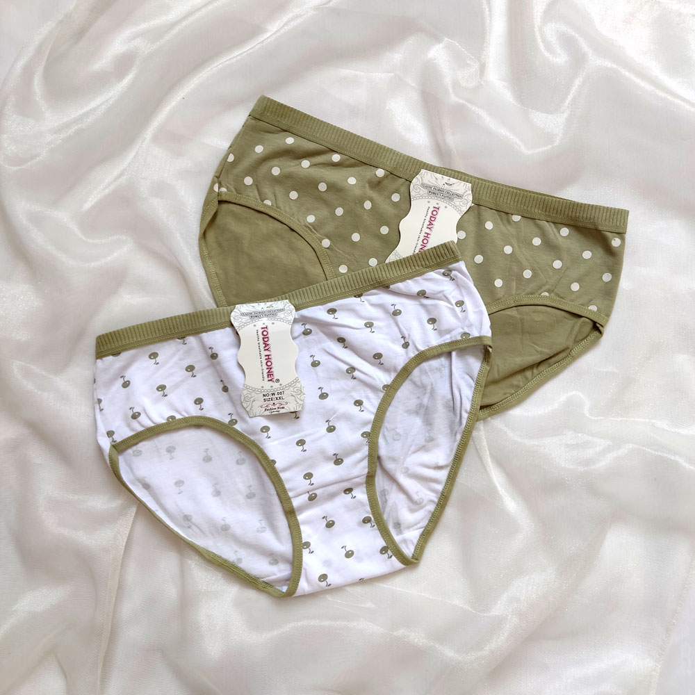 green-panties-2 شورت نخ پنبه ای سبز سایز xxl طرحهای توپی و آلبالویی