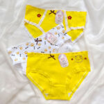 شورت عروسکی خرسی زرد برند دنیز 3 طرح