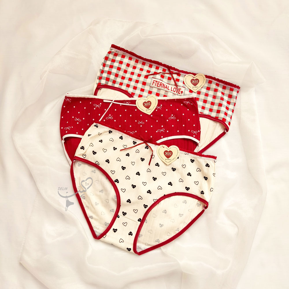 شورت طرحدار کبریتی دنیز